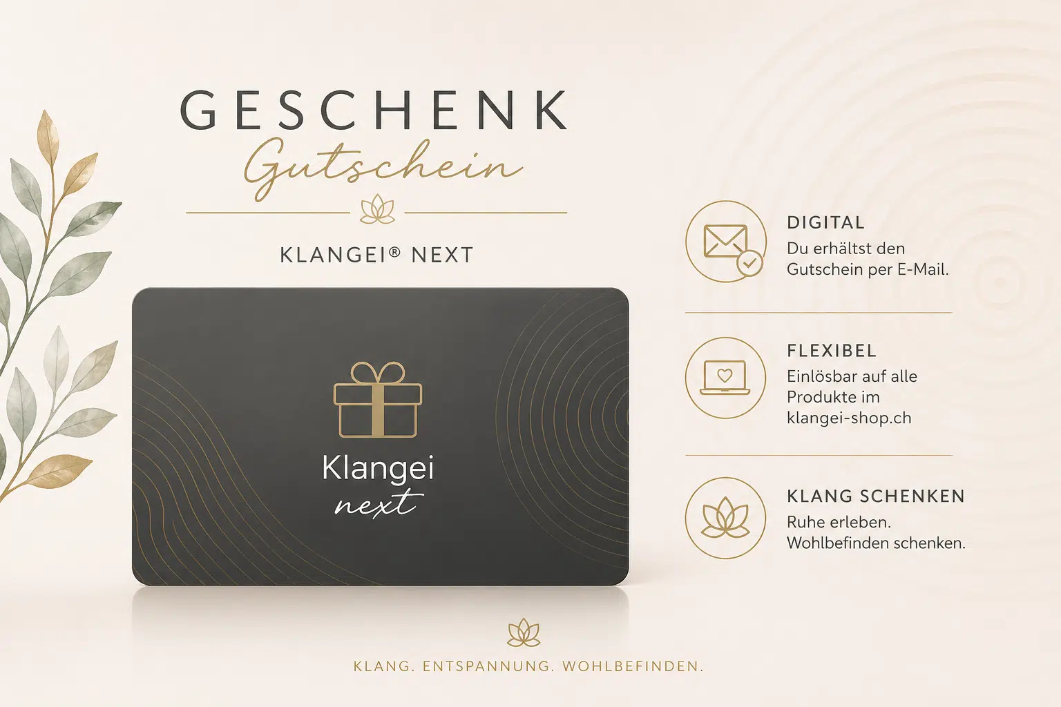 Gutscheinkarte Klangei® Next